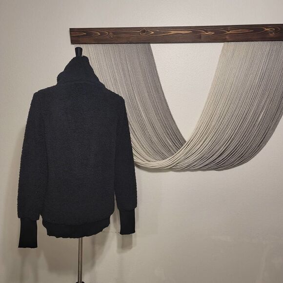 Athleta Fleece Cowl Neck Pullover Sz XS - Picture 3 of 4